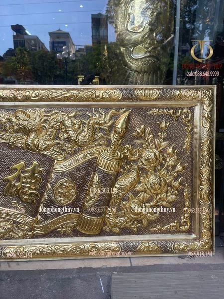 Bộ hoành phi câu đối 1m35