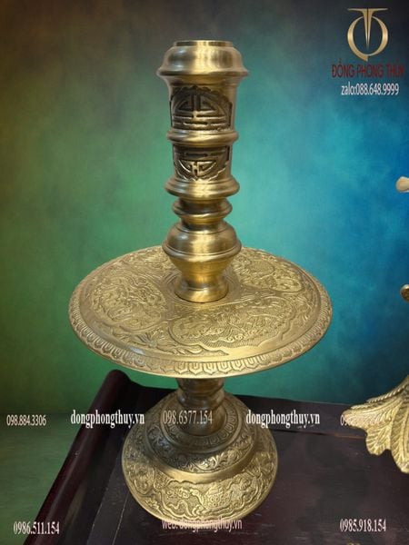 Bộ đỉnh đồng cát tút song long chầu nguyệt