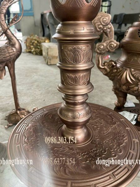 Bộ ngũ sự cao 70cm dơi đào nặng 62kg đồng đỏ