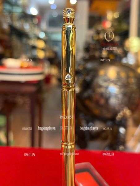 Quà tặng doanh nghiệp-quà tặng đại hội-Bút ký vỏ đạn bằng đồng ghép từ 3 viên đạn ar15