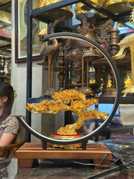 Cây mai vàng 24k bằng đồng mạ vàng 24k