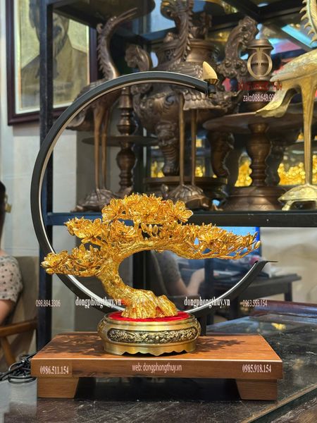 Cây mai vàng 24k bằng đồng mạ vàng 24k