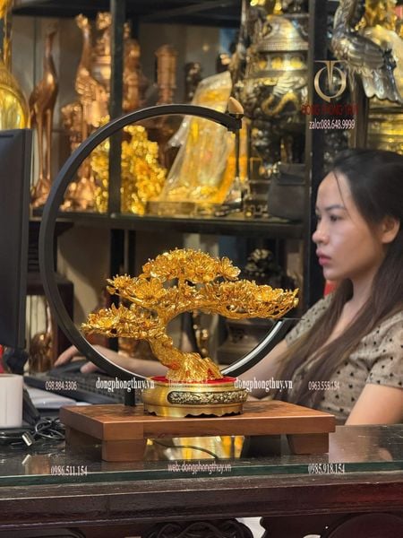 Cây mai vàng 24k bằng đồng mạ vàng 24k