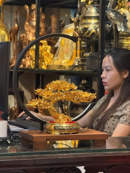 Cây mai vàng 24k bằng đồng mạ vàng 24k