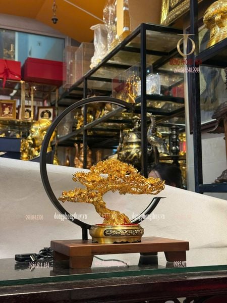 Cây mai vàng 24k bằng đồng mạ vàng 24k