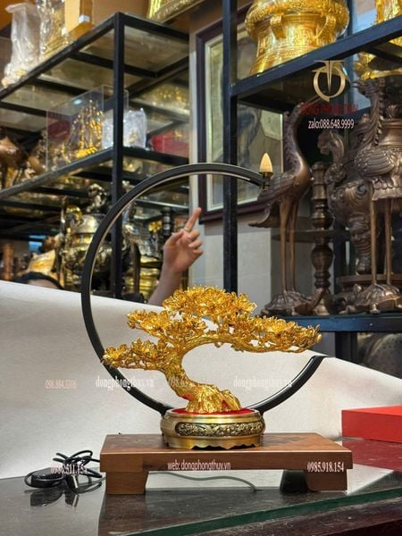 Cây mai vàng 24k bằng đồng mạ vàng 24k