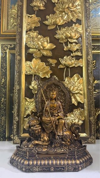 Tượng Địa Tạng Vương Bồ tát bằng đồng