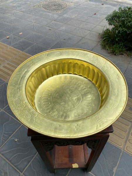 Chậu đồng vàng 42cm