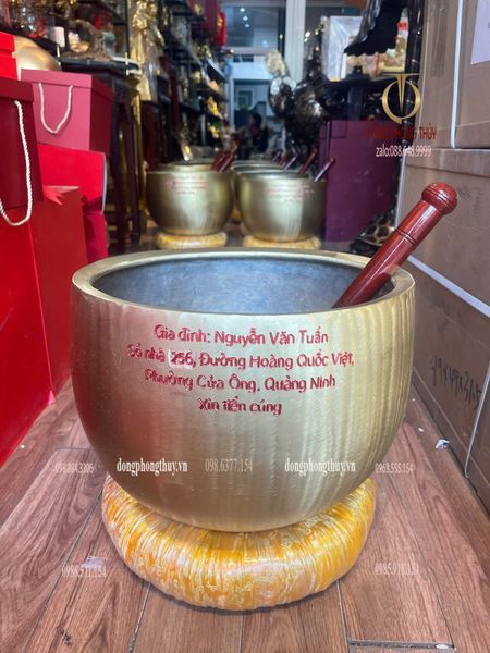 Chuông bát bằng đồng Rộng 38cm nặng 30kg