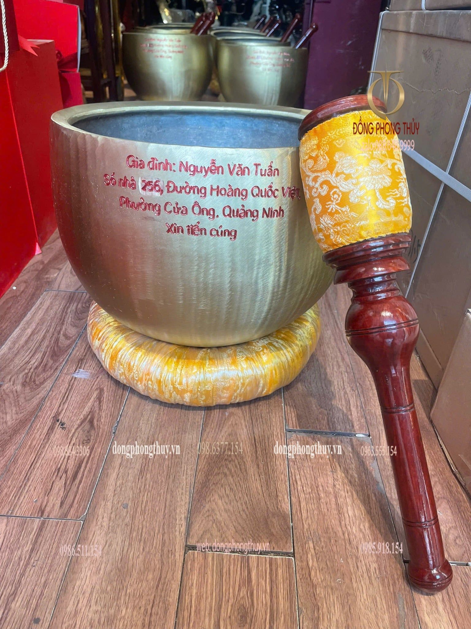 Chuông bát bằng đồng Rộng 38cm nặng 30kg