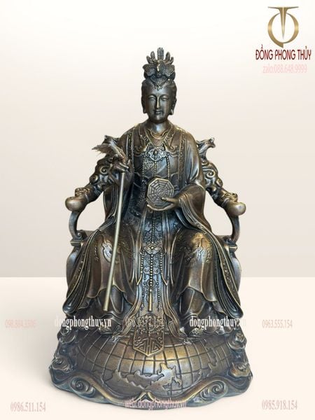 Tượng Diêu Trì Địa Mẫu bằng đồng