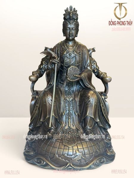 Tượng Diêu Trì Địa Mẫu bằng đồng