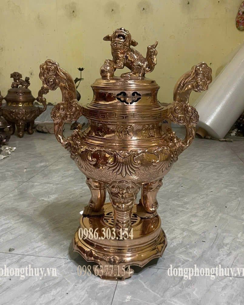 Bộ ngũ sự đồng đỏ hoa sòi 50-60-70cm