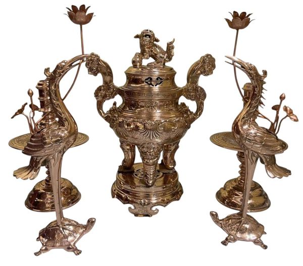 Bộ ngũ sự đồng đỏ hoa sòi 50-55-60-65-70cm