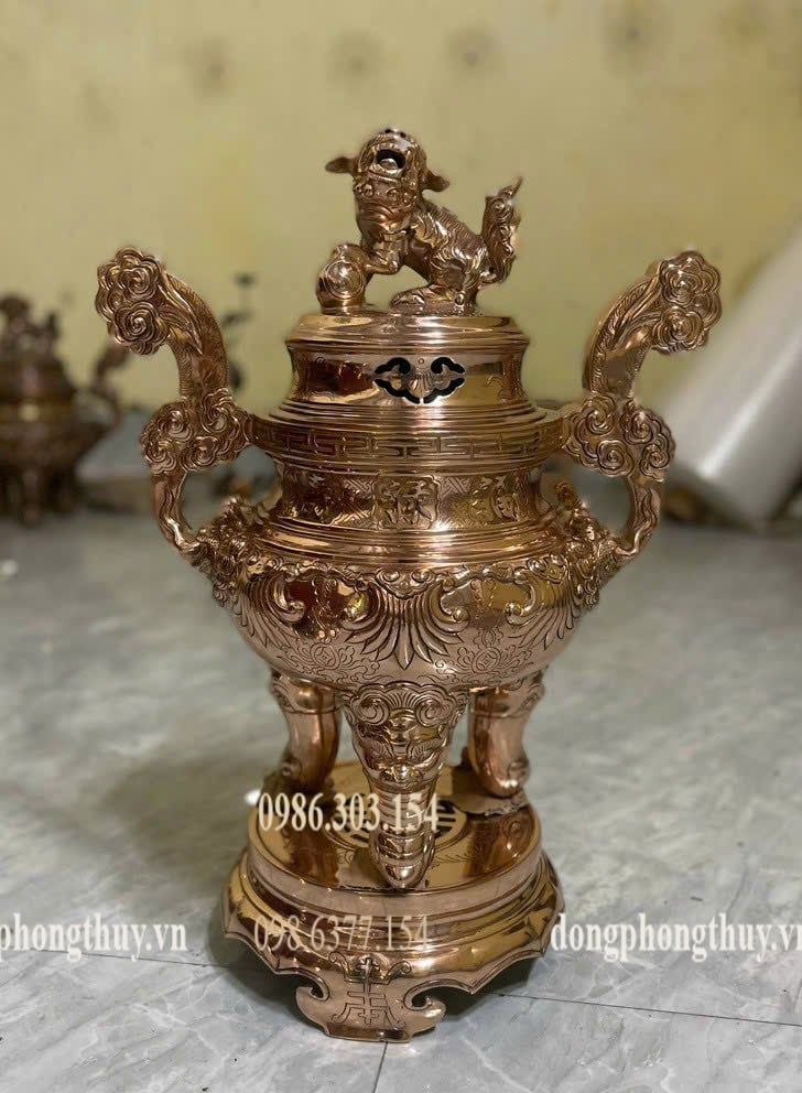 Bộ ngũ sự đồng đỏ hoa sòi 50-60-70cm