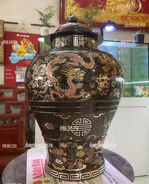 Đôi Choé thờ tứ linh 55cm nặng 50kg