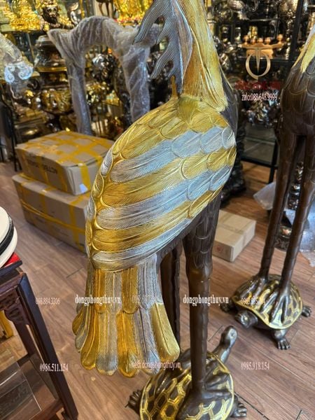 Đôi hạc đồng 1m67