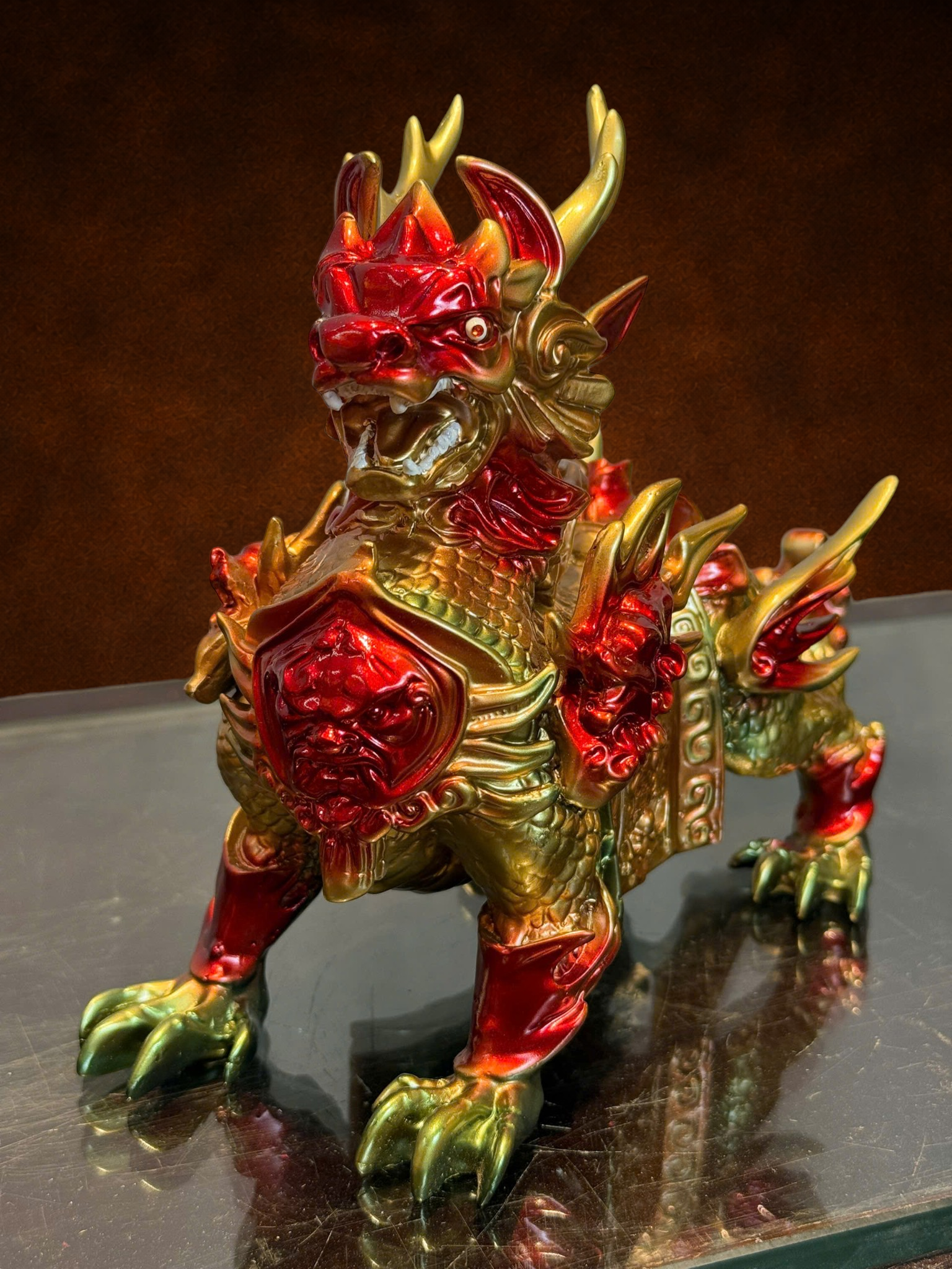 Đôi kỳ lân bằng đồng
