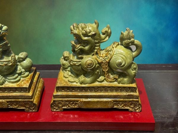 Đôi tỳ hưu bằng đồng