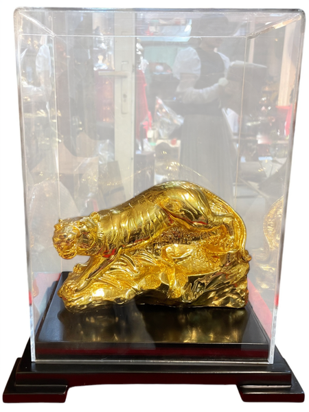 Tượng hổ mạ vàng bằng đồng - Quà tặng sếp