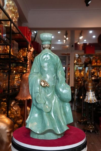 Tượng Khổng Minh bằng đồng