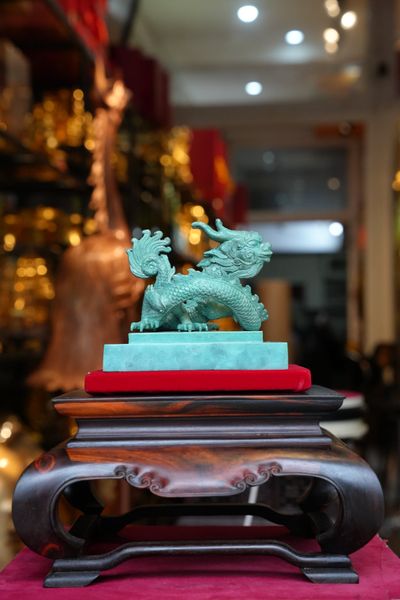 Ấn rồng Hoàng Đế Chi Bảo bằng đồng