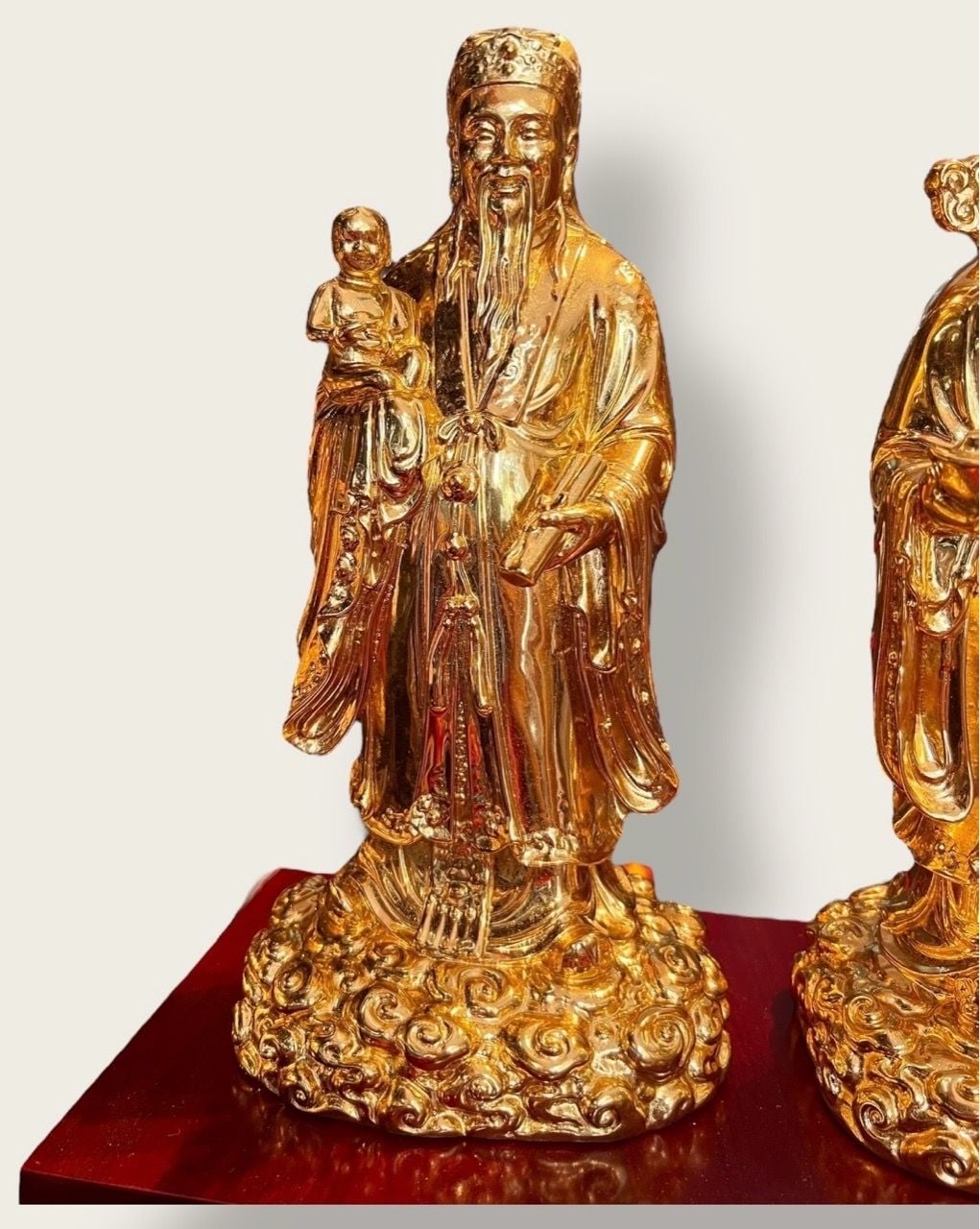 Tượng Tam Đa dát vàng