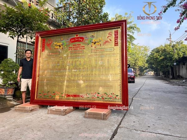 Gia phả dòng họ 2m2*2m7