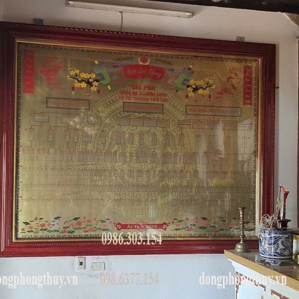 Gia phả dòng họ 2m2*2m7