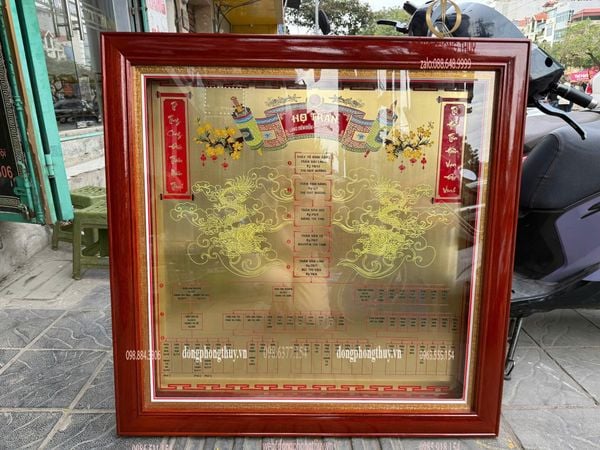 Gia phả dòng họ bằng đồng ăn mòn