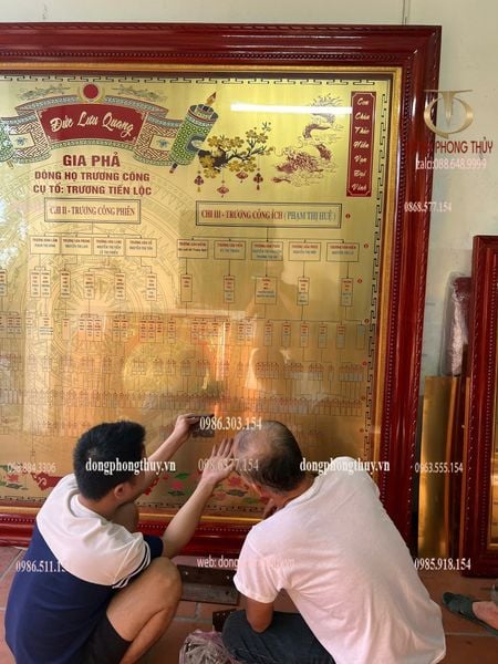 Gia phả dòng họ 2m2*2m7