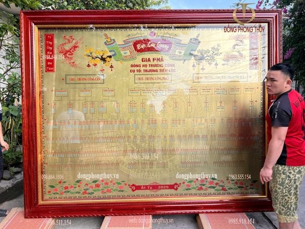 Gia phả dòng họ 2m2*2m7