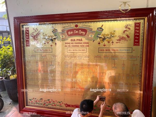 Gia phả dòng họ 2m2*2m7