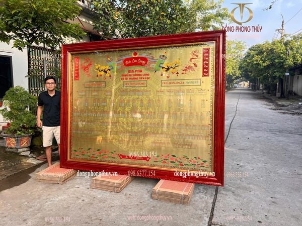 Gia phả dòng họ 2m2*2m7