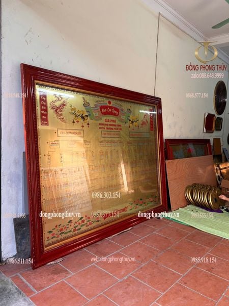 Gia phả dòng họ 2m2*2m7