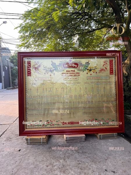 Gia phả dòng họ 2m2*2m7