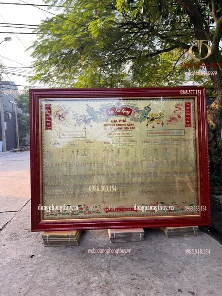 Gia phả dòng họ 2m2*2m7