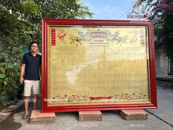 Gia phả dòng họ 2m2*2m7