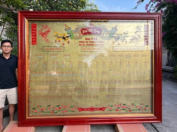 Gia phả dòng họ 2m2*2m7