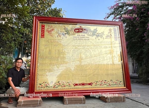 Gia phả dòng họ 2m2*2m7