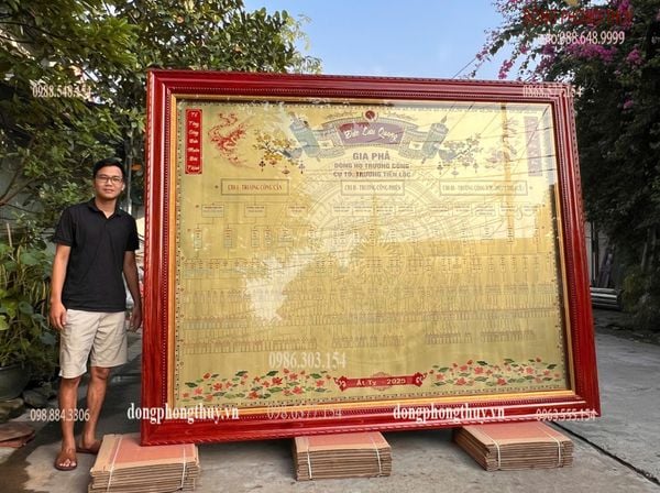 Gia phả dòng họ 2m2*2m7