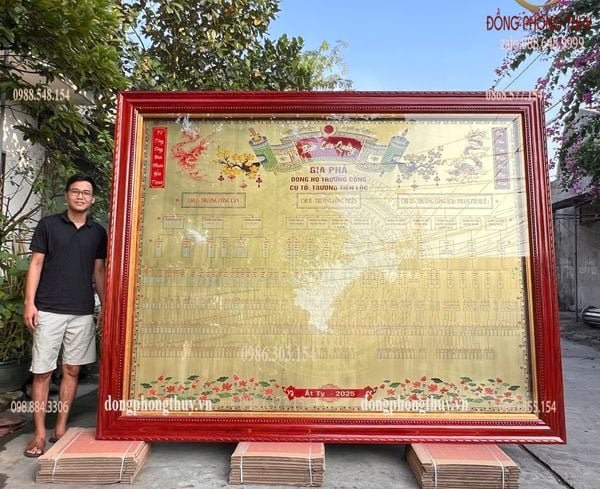 Gia phả dòng họ 2m2*2m7