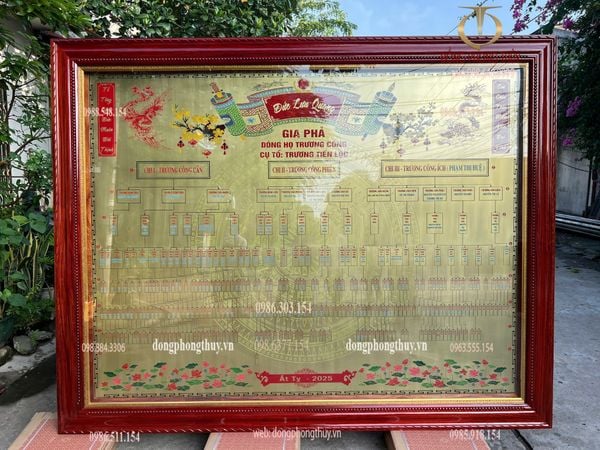 Gia phả dòng họ 2m2*2m7