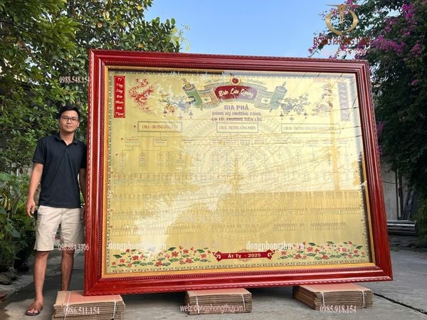 Gia phả dòng họ 2m2*2m7