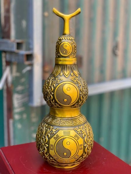 Hồ lô bát quái bằng đồng