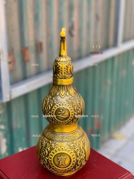 Hồ lô bát quái bằng đồng