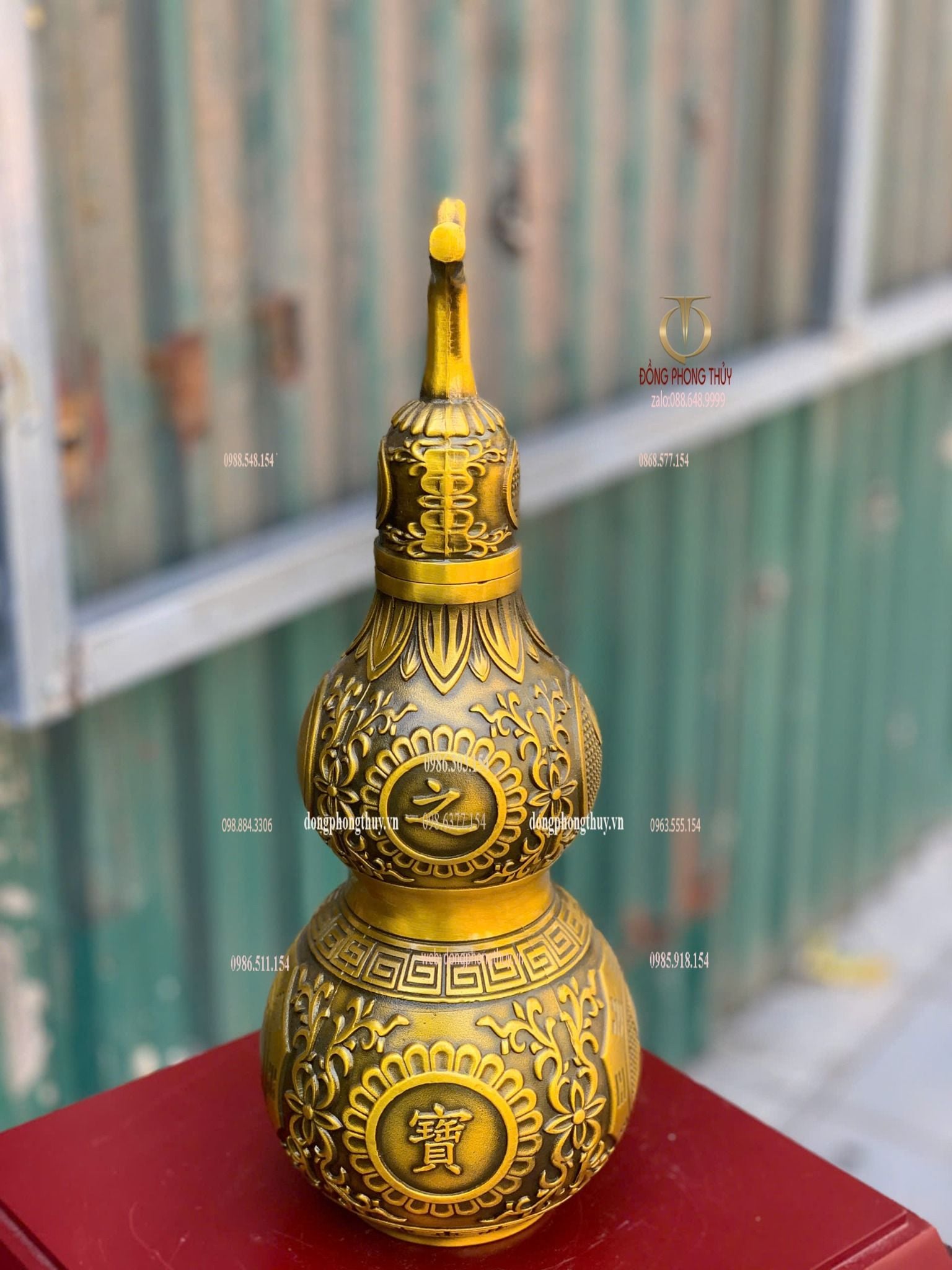 Hồ lô bát quái bằng đồng