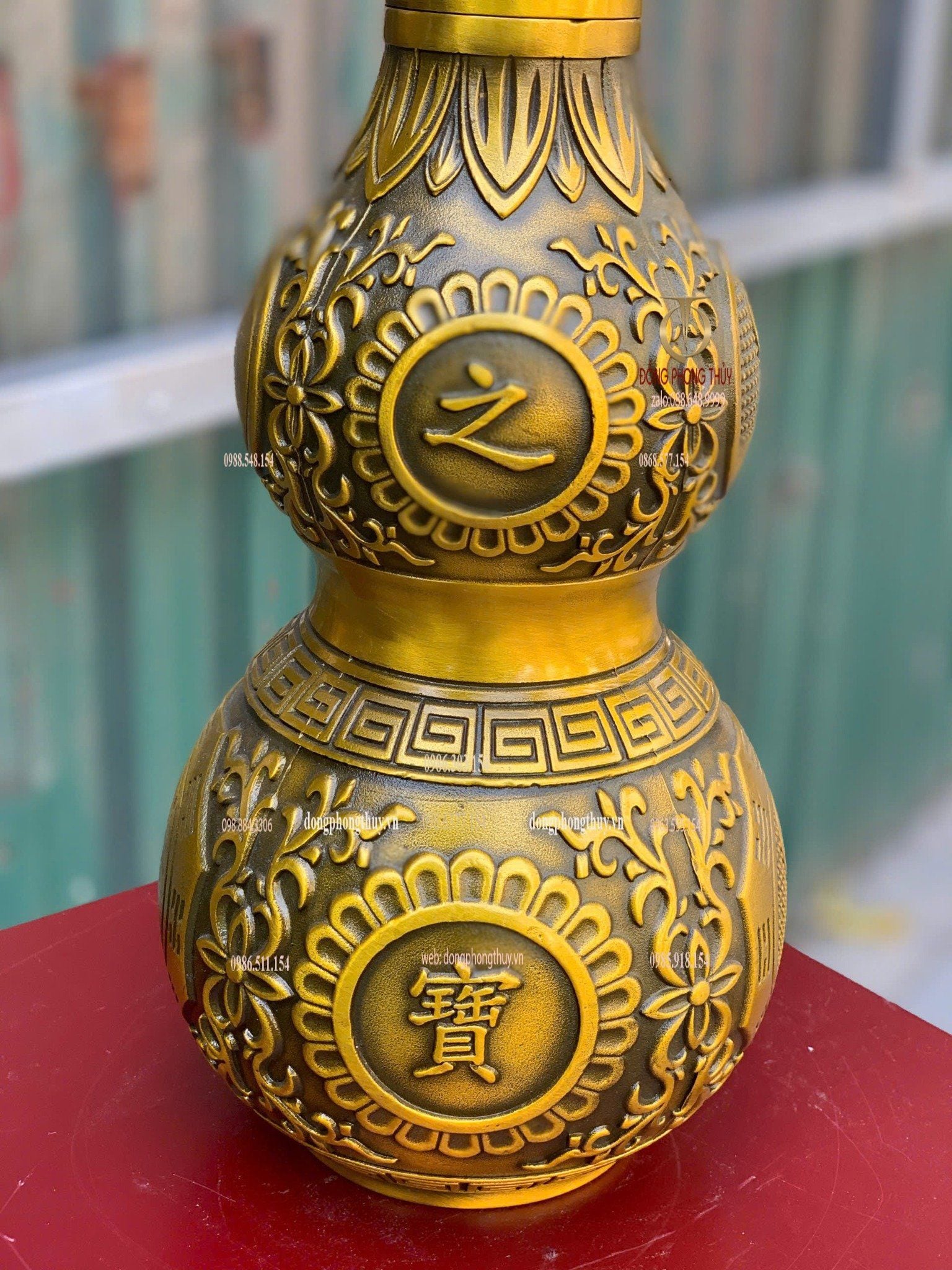 Hồ lô bát quái bằng đồng