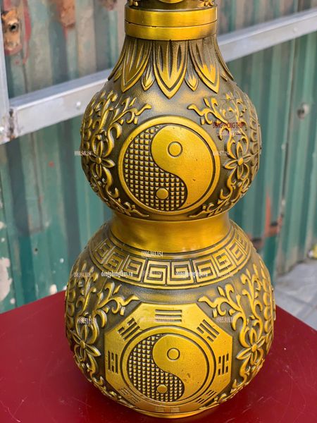 Hồ lô bát quái bằng đồng