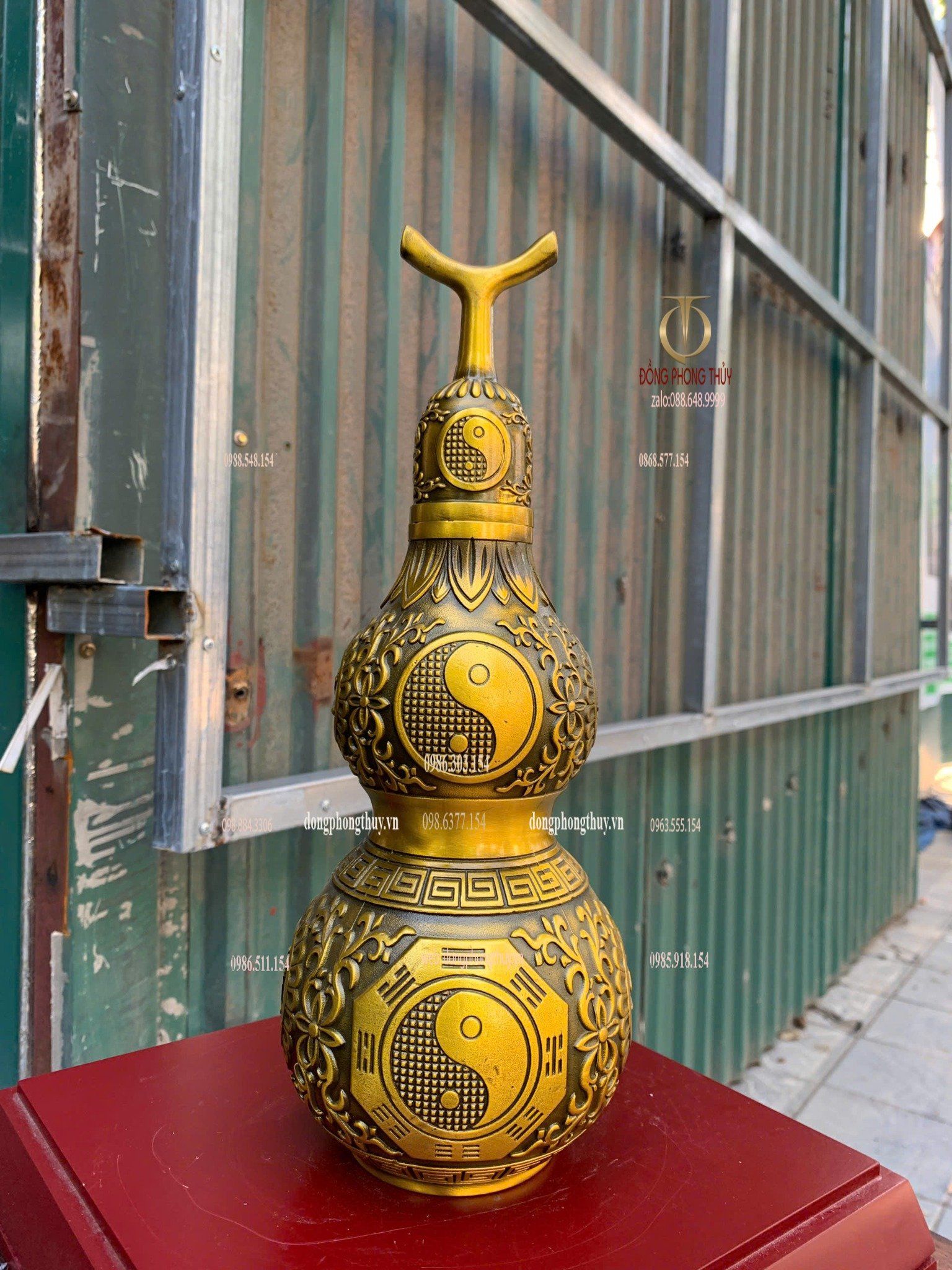 Hồ lô bát quái bằng đồng